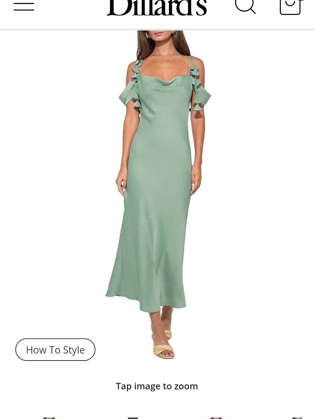 Adelyn Rae Red Ruffle-Strap Maxi Dress - Picture 7 of 7